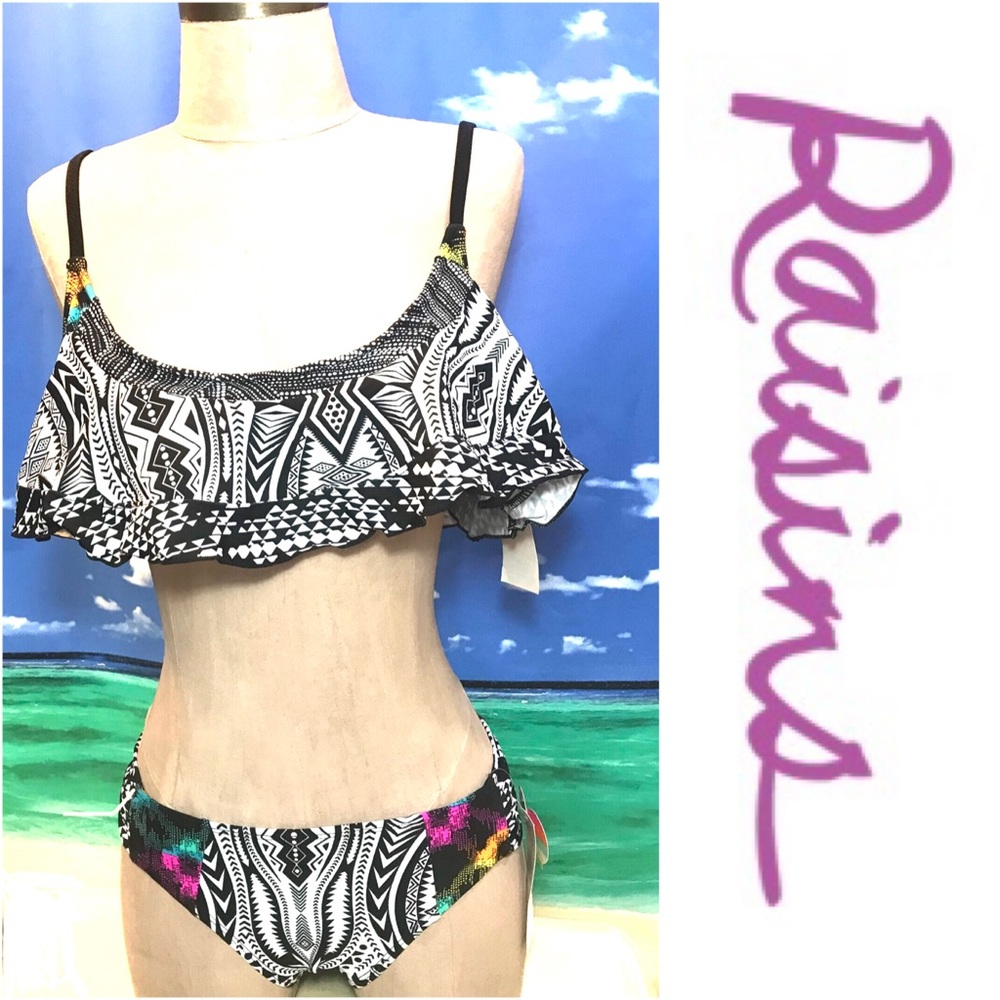 Raisins Bikini Shayla bra & matching Cocoa pant, M